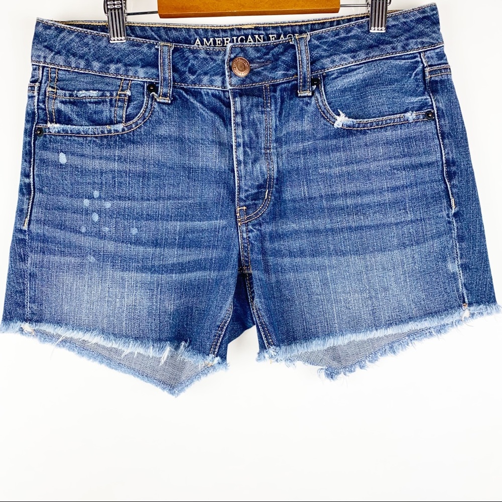 AMERICAN EAGLE TOMGIRL DENIM SHORTS SZ 4